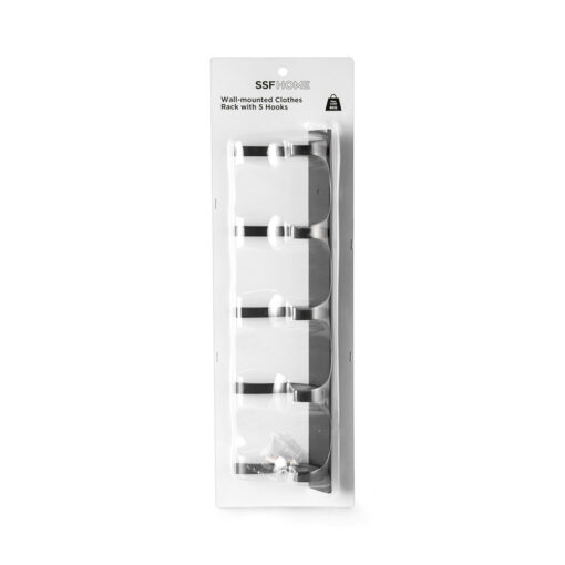 Wall Mounted Clothes Towel Rack (41.5cm) - Image 5