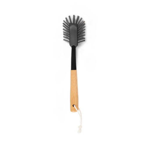 Dish Brush with Bamboo Handle - Image 4