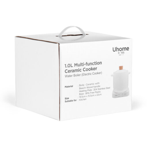 Uhome Multi-Function Ceramic Cooker (1L) - Image 17