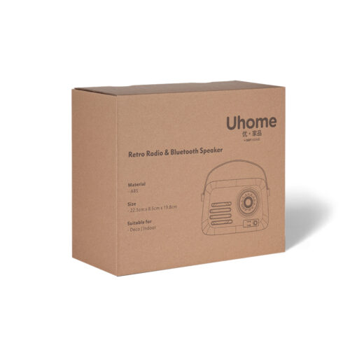 Uhome Retro Radio & Bluetooth Speaker - Image 20