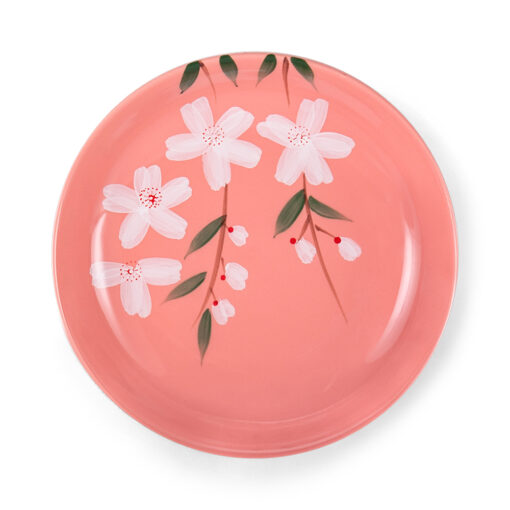 2 Pcs Bone China Dinner Plate Set - Image 2