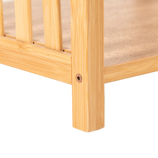 Yuto 4 Tier Bamboo Shelves - Image 7