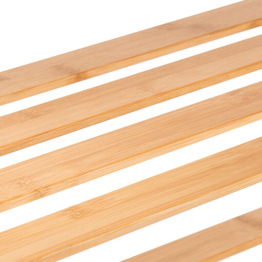 Haru Bamboo Bench with Shoe Storage - Image 5