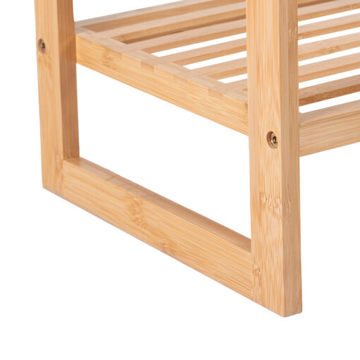 Riku 2 Tier Bamboo Shoe Rack - Image 5