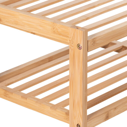 Riku 2 Tier Bamboo Shoe Rack - Image 6