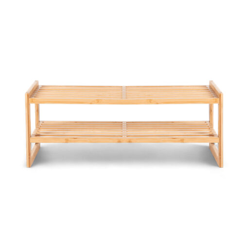 Riku 2 Tier Bamboo Shoe Rack - Image 2