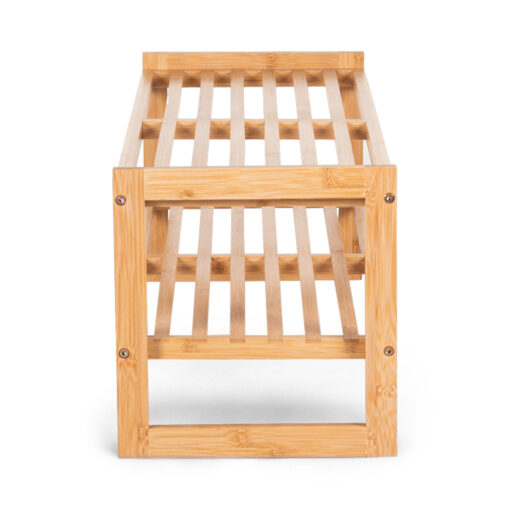 Riku 2 Tier Bamboo Shoe Rack - Image 3