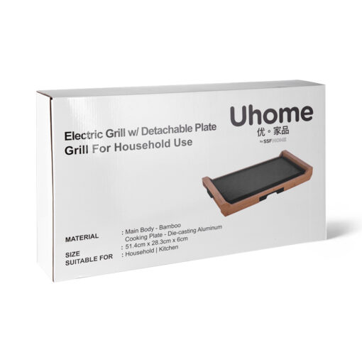 Uhome Electric Grill with Detachable Plate - Image 18