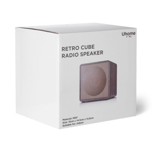 Uhome Retro Cube Radio Speaker - Image 22