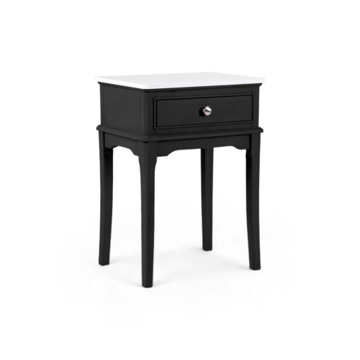 Ruby Marble Top 1 Drawer Nightstand - Image 11
