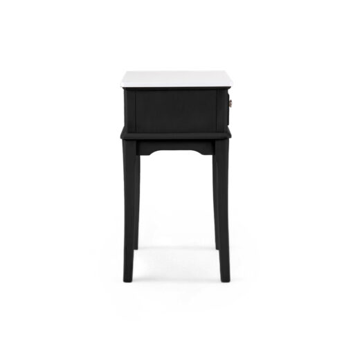 Ruby Marble Top 1 Drawer Nightstand - Image 14