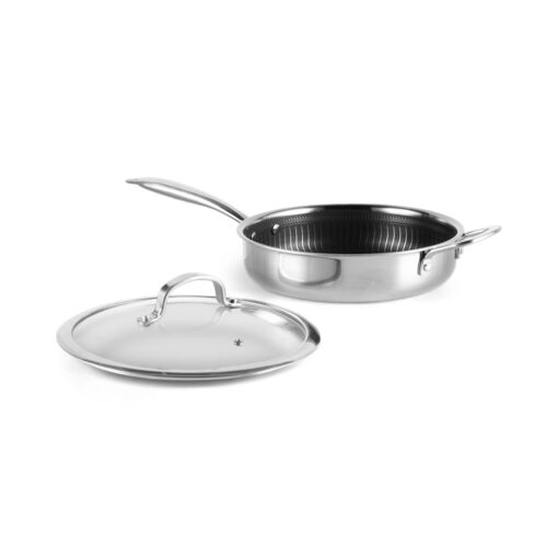 Deep Fry Pan with Lid (24cm) - Image 2