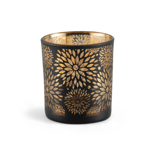 Glass Candle Holder (H7.8cm)