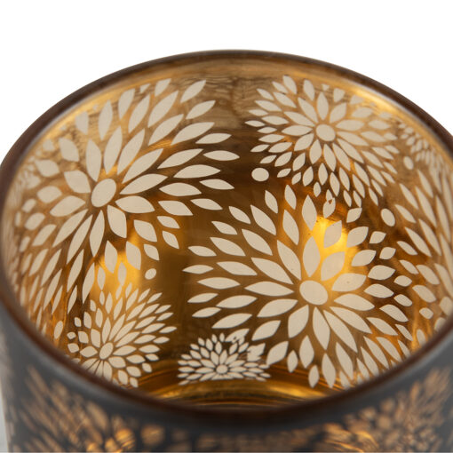 Glass Candle Holder (H7.8cm) - Image 2
