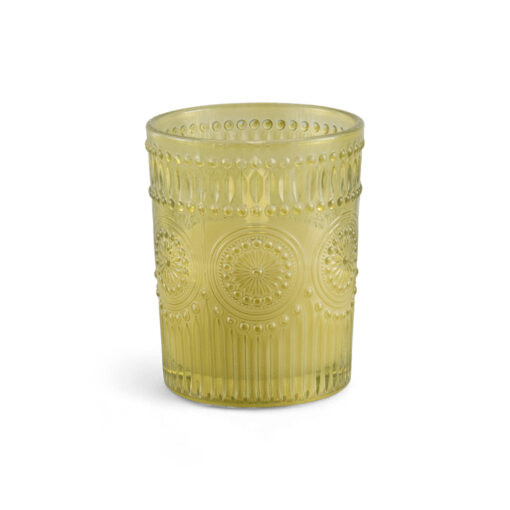 LED Candle in Glass (H10cm)