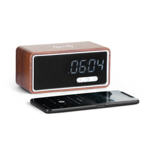Uhome Alarm Clock Wireless Charger Bluetooth Speaker - Image 2