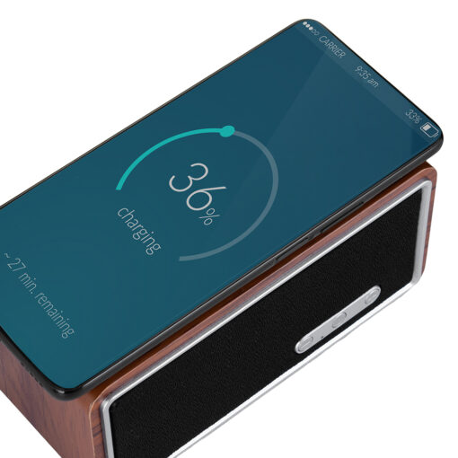 Uhome Alarm Clock Wireless Charger Bluetooth Speaker - Image 11