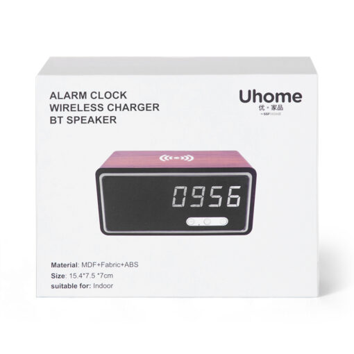 Uhome Alarm Clock Wireless Charger Bluetooth Speaker - Image 18