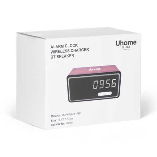 Uhome Alarm Clock Wireless Charger Bluetooth Speaker - Image 17