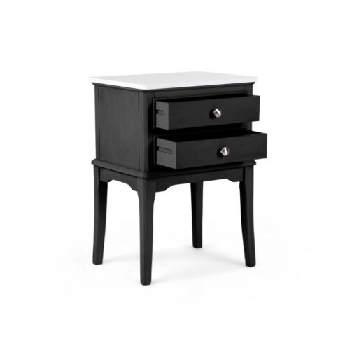 Ruby Marble Top 2 Drawers Nightstand - Image 14