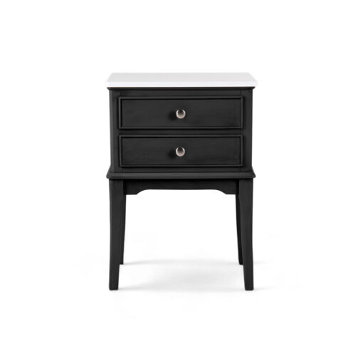 Ruby Marble Top 2 Drawers Nightstand - Image 16