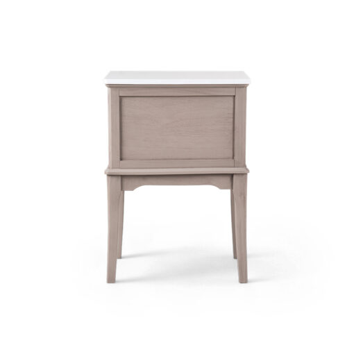 Ruby Marble Top 2 Drawers Nightstand - Image 6