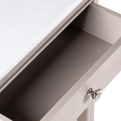 Ruby Marble Top 2 Drawers Nightstand - Image 7