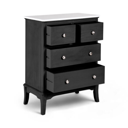 Ruby Marble Top Chest of 4 Drawers - Image 15