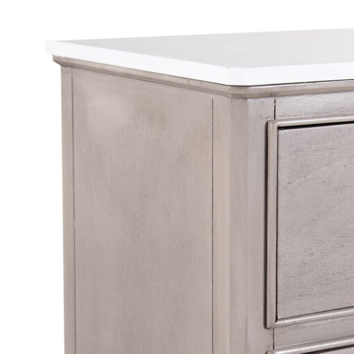 Ruby Marble Top Chest of 4 Drawers - Image 11