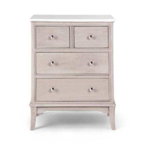 Ruby Marble Top Chest of 4 Drawers - Image 4