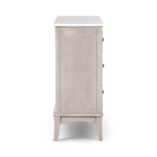 Ruby Marble Top Chest of 4 Drawers - Image 5