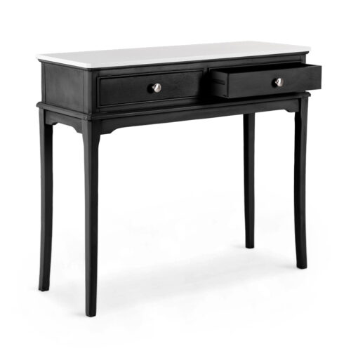 Ruby Marble Top 2 Drawers Console Table - Image 14