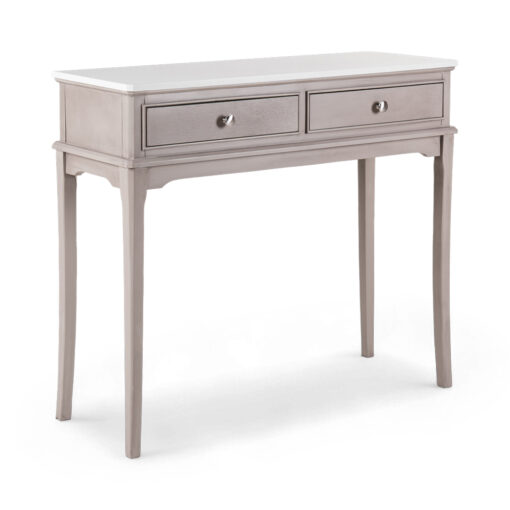 Ruby Marble Top 2 Drawers Console Table