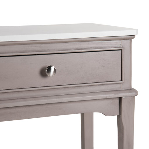 Ruby Marble Top 2 Drawers Console Table - Image 9