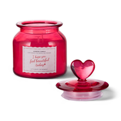 Scented Candle in Glass with Lid (310g) - Image 2
