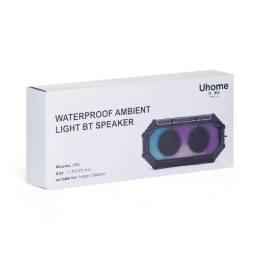 Uhome Waterproof Ambiente Light Bluetooth Speaker - Image 37