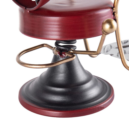Barber Chair Table Clock (H21.5cm) - Image 8