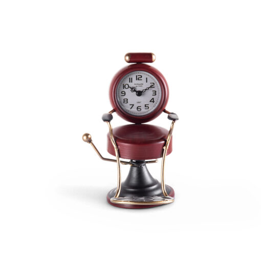 Barber Chair Table Clock (H21.5cm) - Image 2