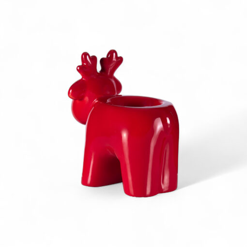 Ceramic Deer Candle Holder (H12.3cm) - Image 3