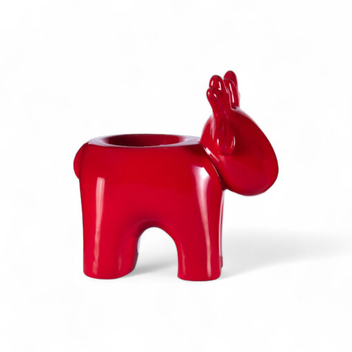 Ceramic Deer Candle Holder (H12.3cm) - Image 2