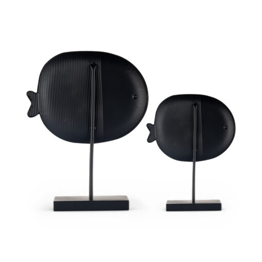 Set of 2 Fish Table Top Sculpture - Image 6