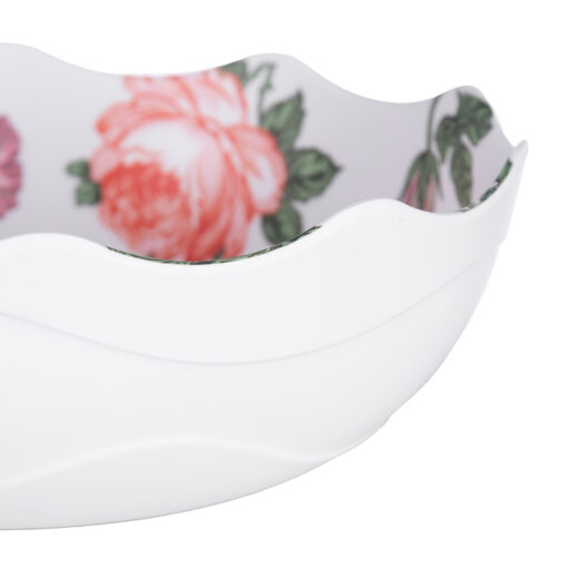Floral Melamine Bowl (Dia. 25cm) - Image 3