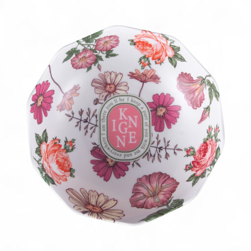 Floral Melamine Bowl (Dia. 25cm) - Image 5