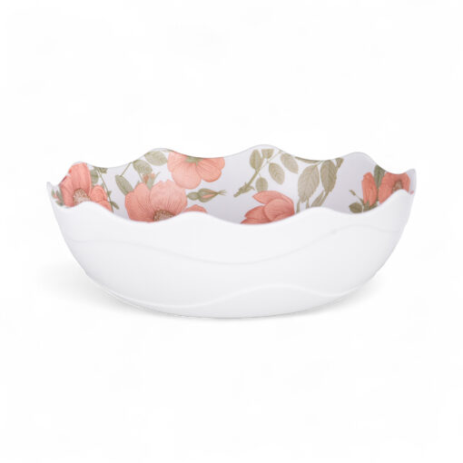 Floral Melamine Bowl (Dia. 25cm) - Image 6