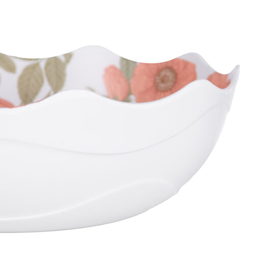 Floral Melamine Bowl (Dia. 25cm) - Image 7