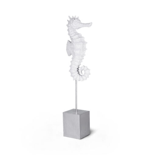 Polyresin Seahorse on Base (H66.7cm)