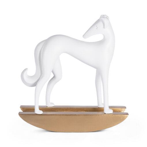 Resin Dog on the Base (H28cm) - Image 2