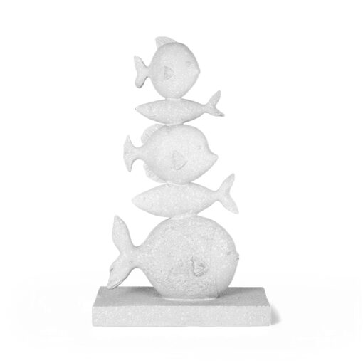 Stacking Fish Sculpture (H44cm) - Image 2