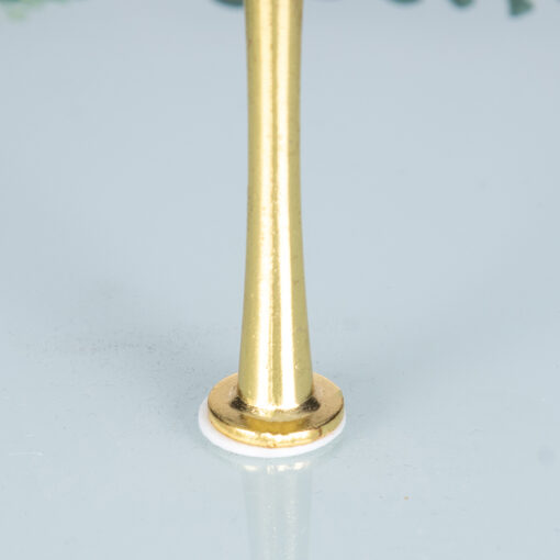 2 Tier Cake Rack with Gold Handle (H23cm) - Image 4