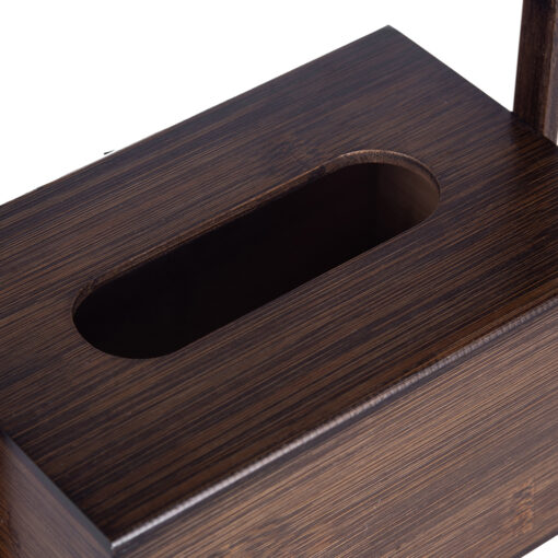 Bamboo Tissue Box with Handle (H33cm) - Image 6